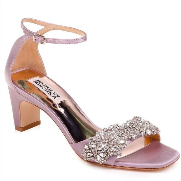Badgley Mischka Alison Block Heel Sandal - Picture 1 of 14
